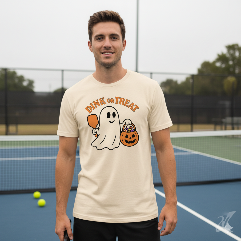 Dink or Treat Unisex Pickleball T-Shirt