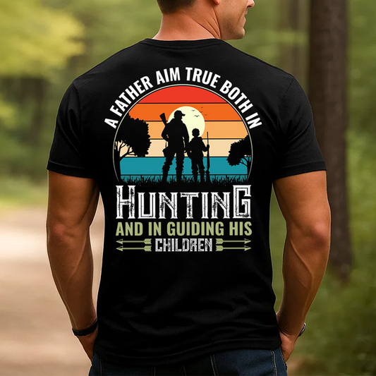 Father and Son Hunting T-Shirt, Deer Hunting Shirt for Dads, Family Hunter Gift Tee