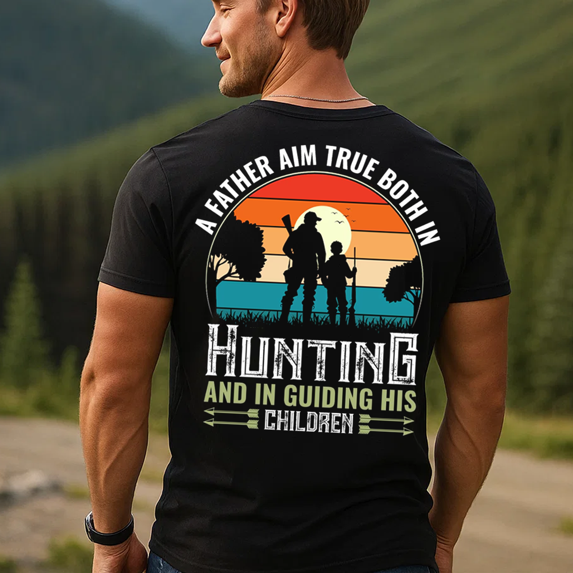 Father and Son Hunting T-Shirt, Deer Hunting Shirt for Dads, Family Hunter Gift Tee