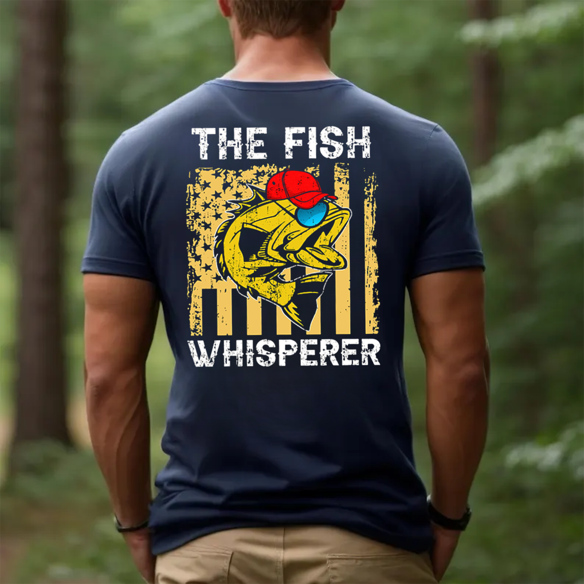 The Fish Whisperer T-Shirt, Funny Fishing Shirt for Anglers, Cool Fisherman Graphic Tee Gift