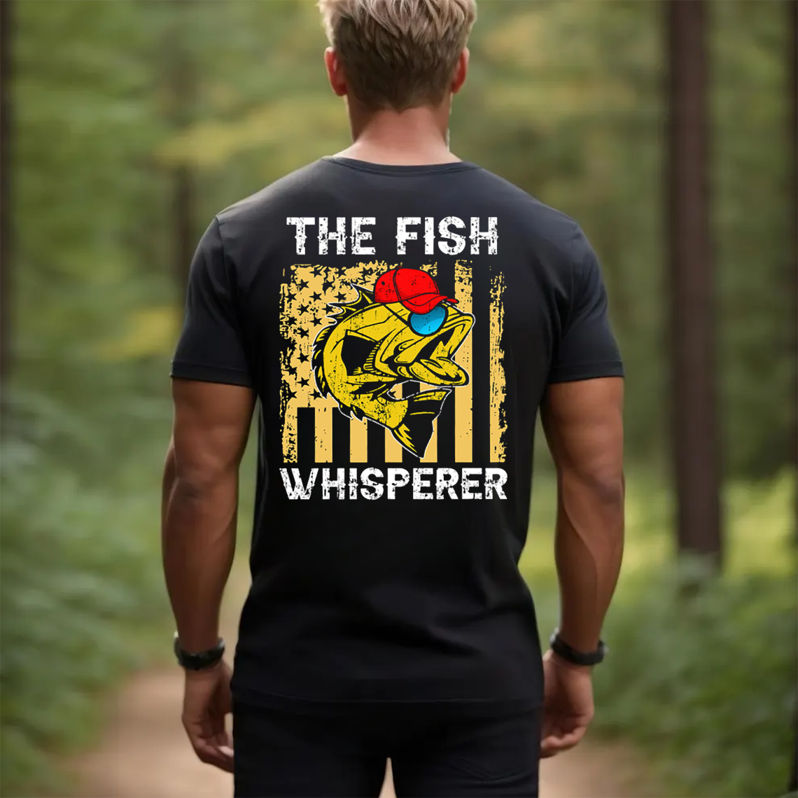 The Fish Whisperer T-Shirt, Funny Fishing Shirt for Anglers, Cool Fisherman Graphic Tee Gift