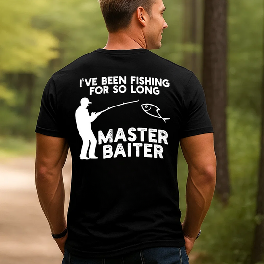 Master Baiter Funny Fishing T-Shirt, I've Been Fishing For So Long Shirt, Humor Fisherman Tee, Gift for Anglers