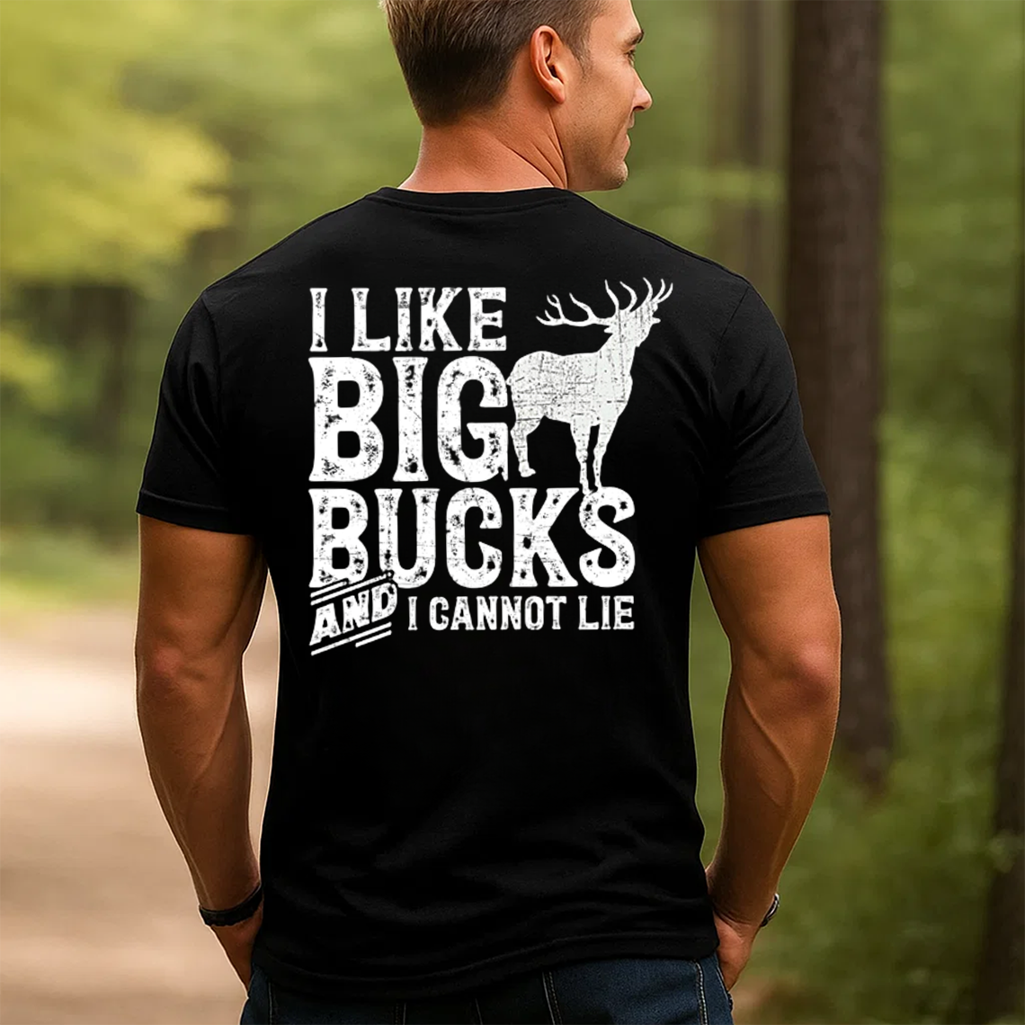I Like Big Bucks And I Cannot Lie T-Shirt, Funny Deer Hunting Shirt, Big Buck Hunter Tee Gift for Men