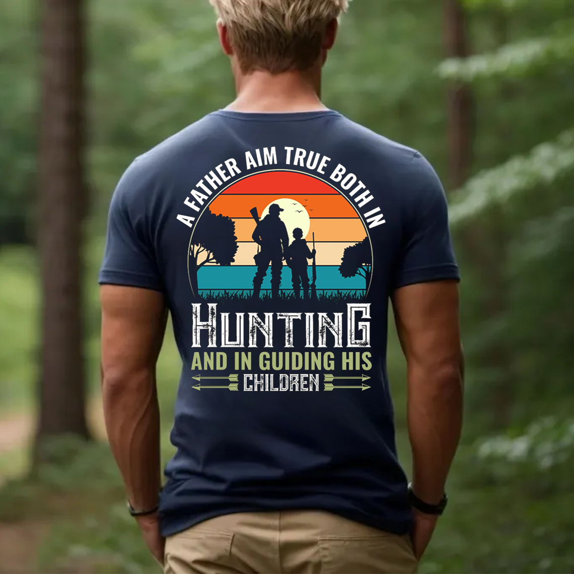 Father and Son Hunting T-Shirt, Deer Hunting Shirt for Dads, Family Hunter Gift Tee
