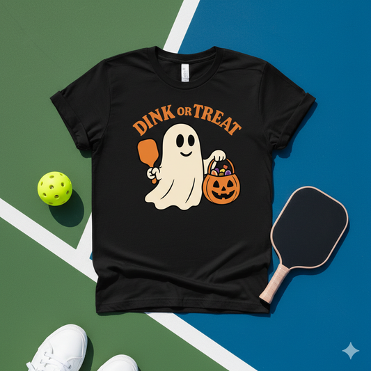 Dink or Treat Unisex Pickleball T-Shirt