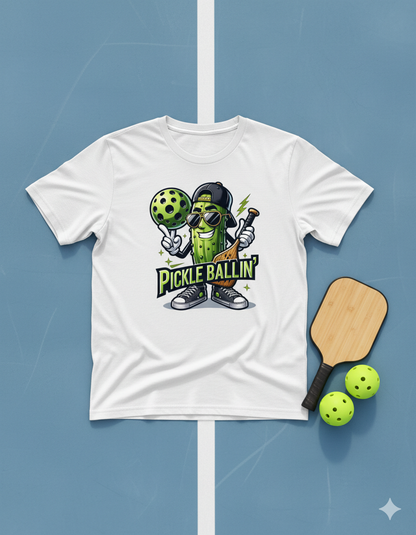 Pickle Ballin Unisex Pickleball T-Shirt