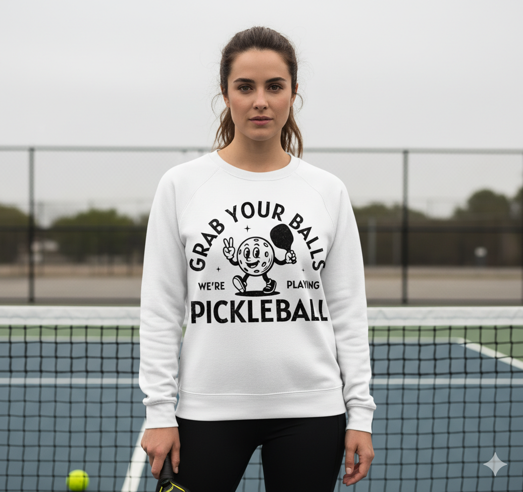 Grab Your Balls Unisex Pickleball T-Shirt