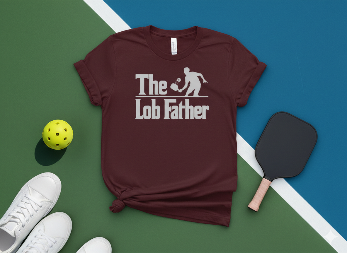 The Lob Father Unisex Pickleball T-Shirt