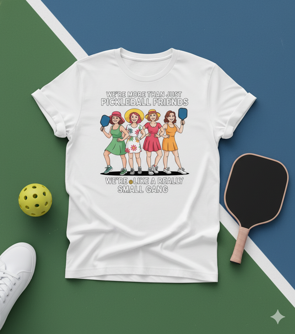 We're more than just pickleball friend Unisex Pickleball T-Shirt