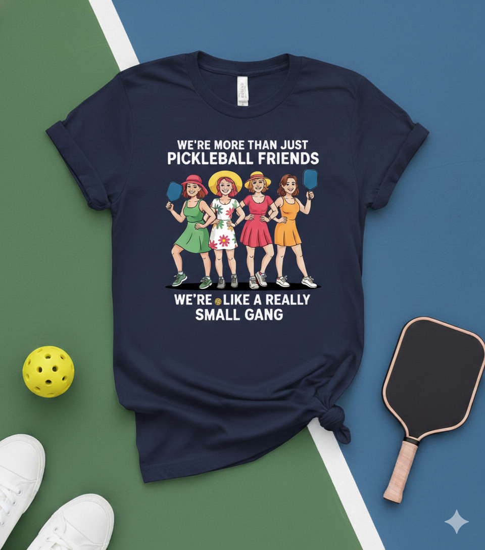 We're more than just pickleball friend Unisex Pickleball T-Shirt