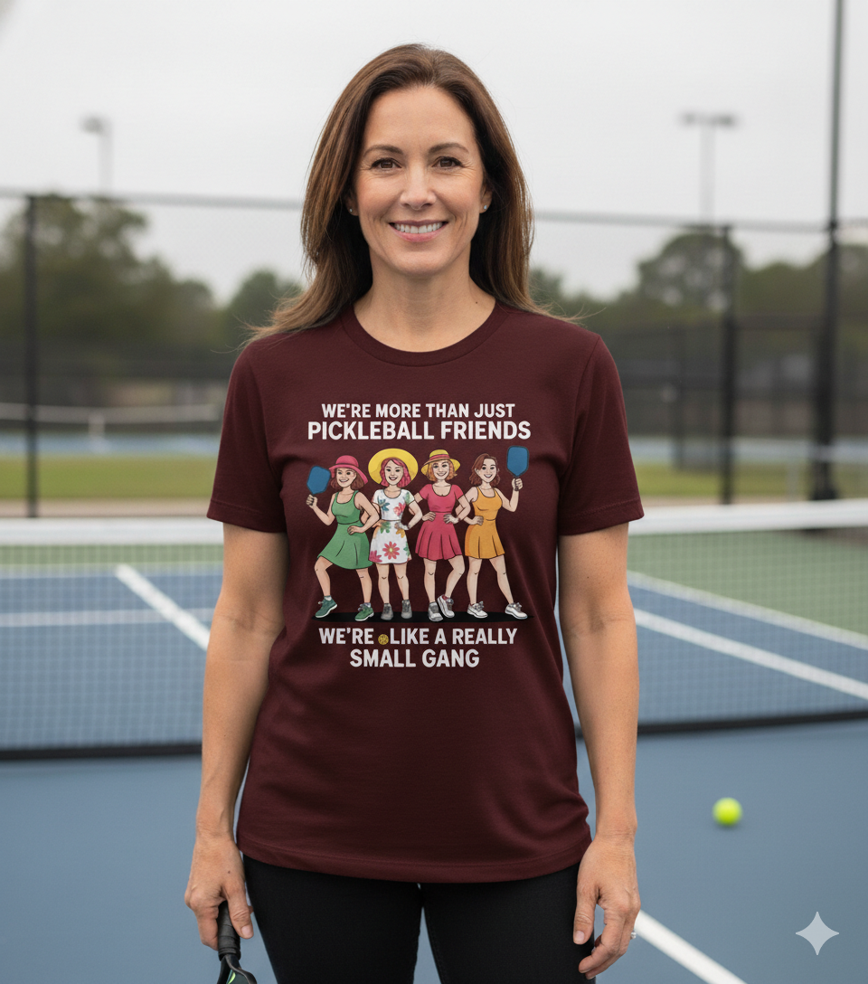 We're more than just pickleball friend Unisex Pickleball T-Shirt