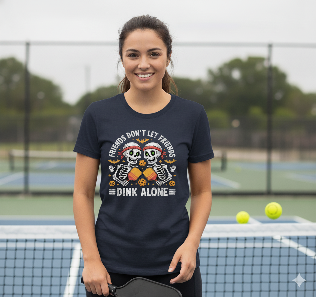 Friends Don't Let Friends Dink Alone Unisex Pickleball T-Shirt
