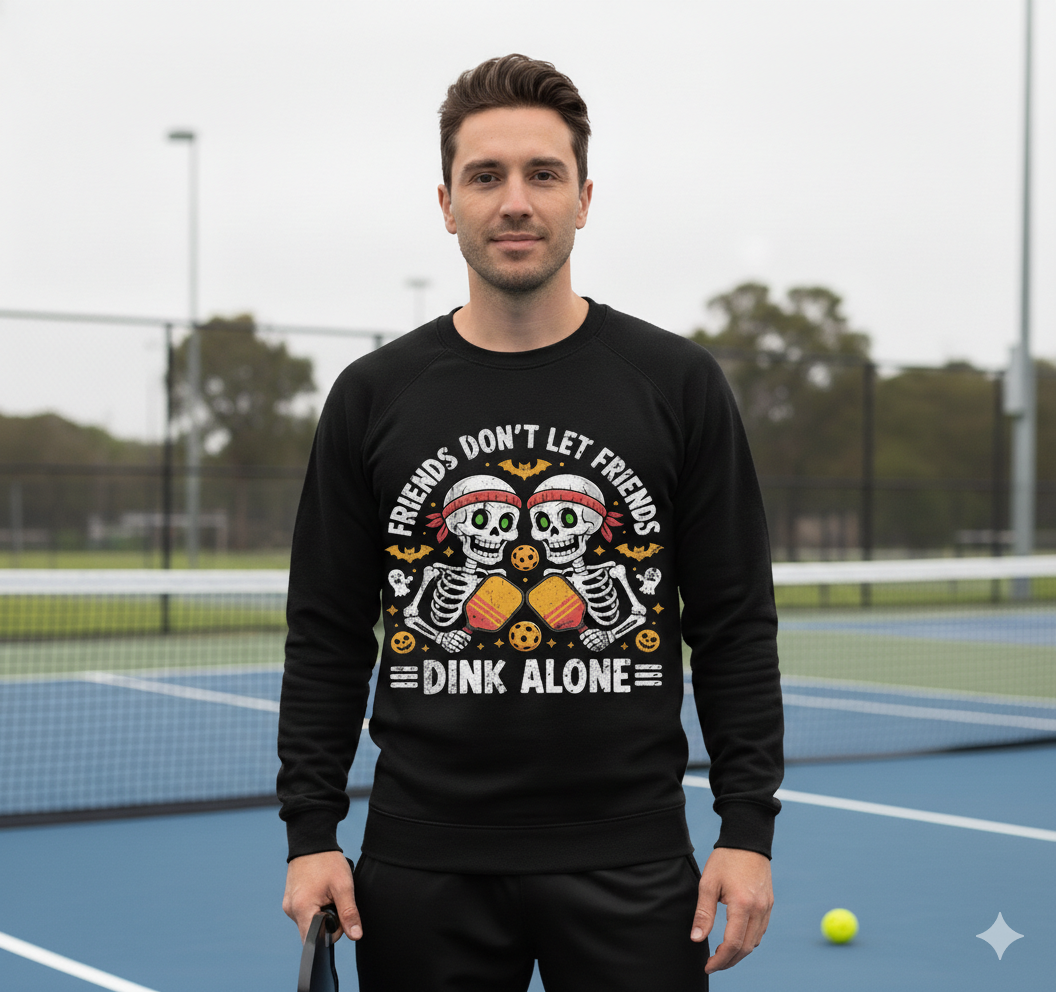 Friends Don't Let Friends Dink Alone Unisex Pickleball T-Shirt