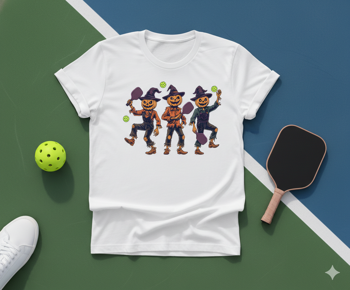 Halloween Unisex Pickleball T-Shirt