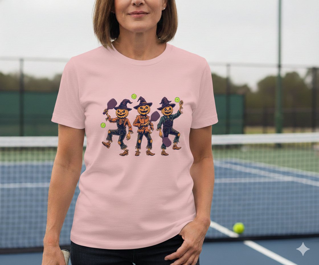 Halloween Unisex Pickleball T-Shirt